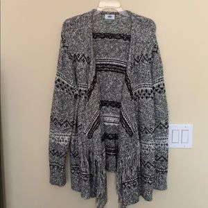 Fringed Cardigan